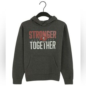 Tampa Bay Fanatics Men's StrongerTogether Fitted Pullover Hoodie Medium